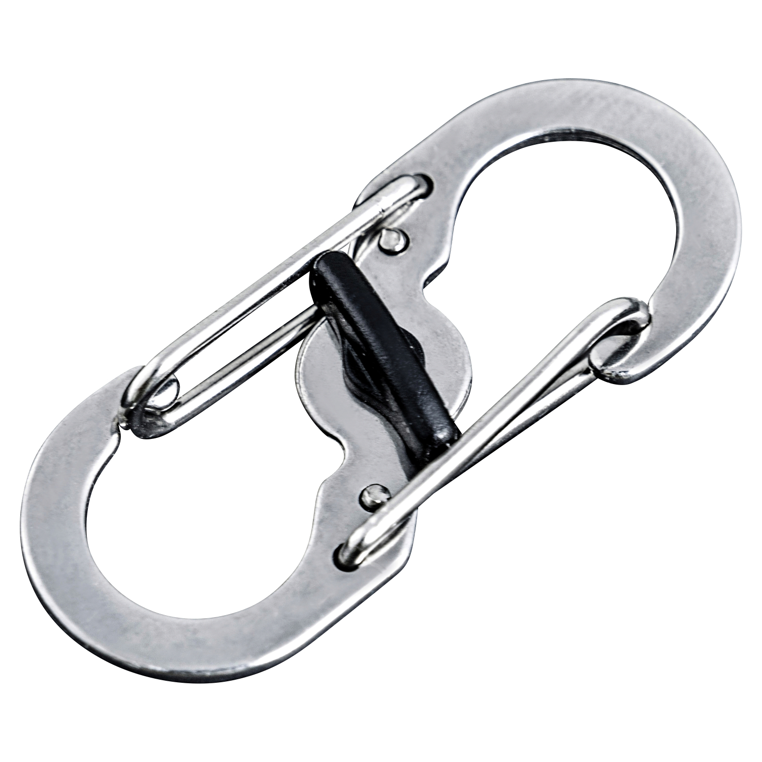 Schlüsselwerk Karabiner mit Sicherung