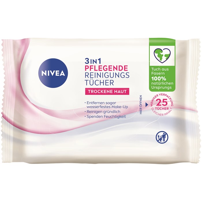3 in 1 Pflegende Reinigungstücher
