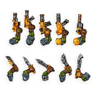 Orc Mercenaries Knives and Pistols (10)