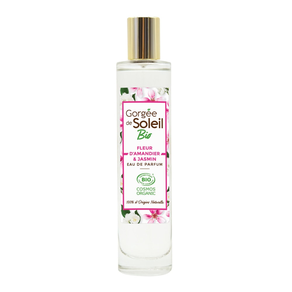 gorgée de soleil Eau de parfum Bio Fleur d'Amandier et Jasmin Eau de parfum
