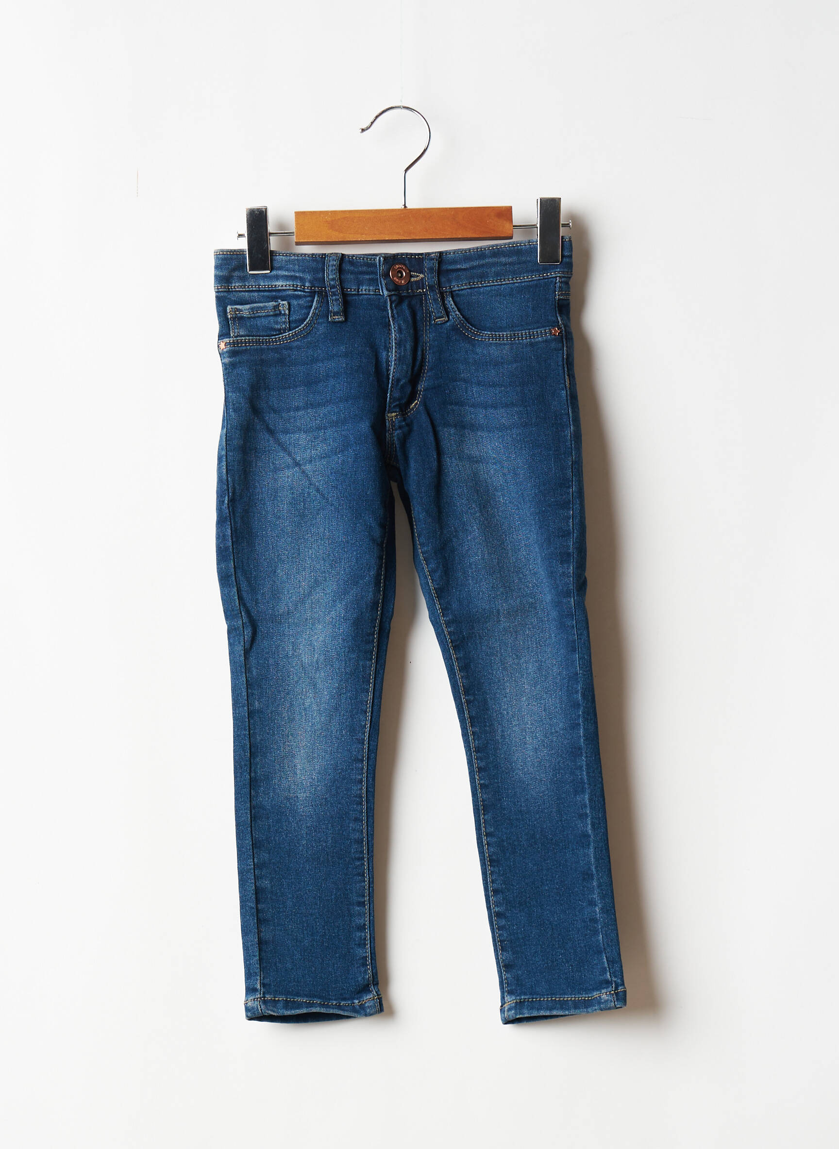 Stooker Jeans Coupe Slim Fille couleur bleu