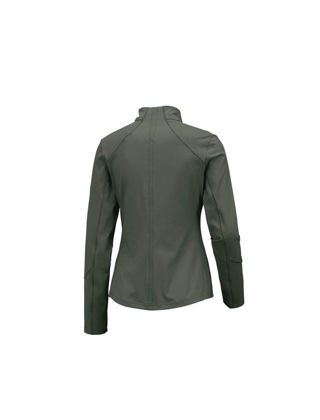 e.s. Funktions Sweatjacke solid, Damen