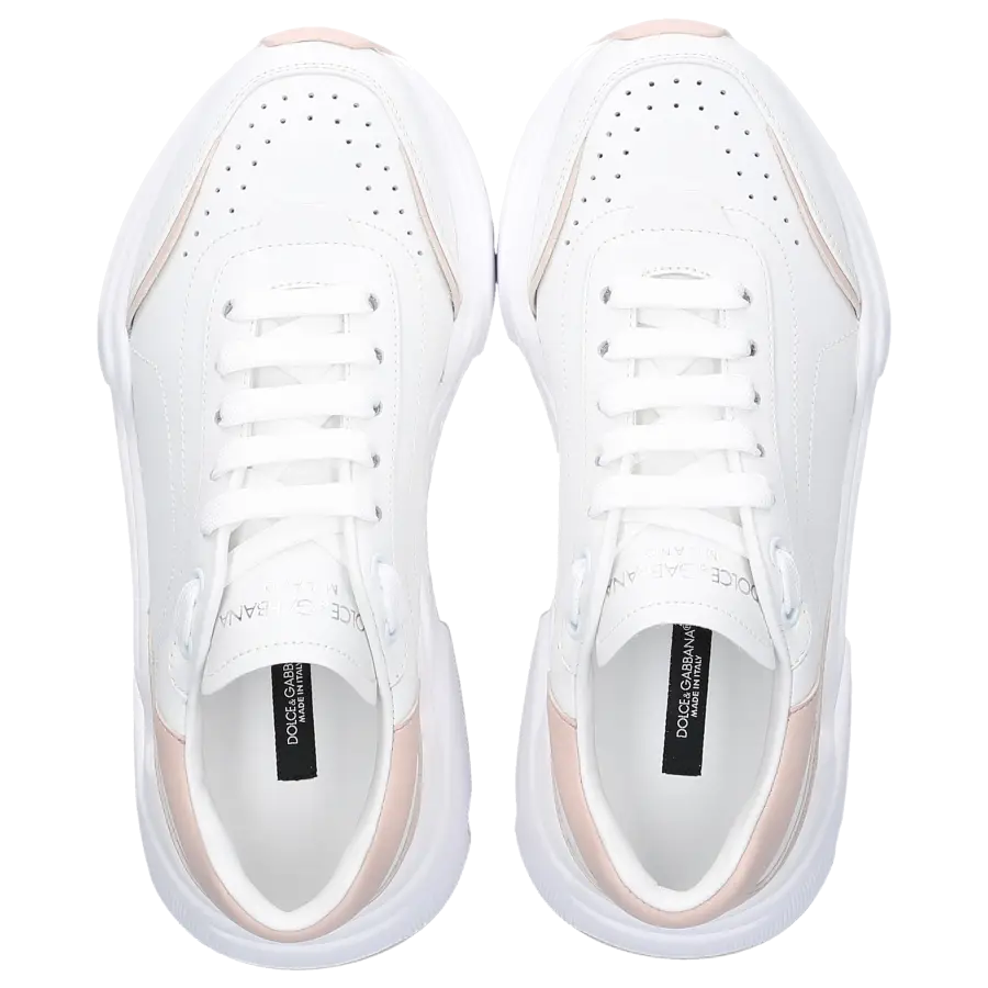 Dolce & Gabbana - Sneaker low DAYMASTER Kalbsleder - weiß