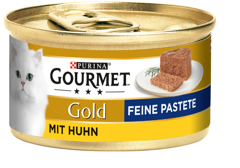 GOURMET Nassfutter GOURMET Gold Feine Pastete 12x85g Huhn