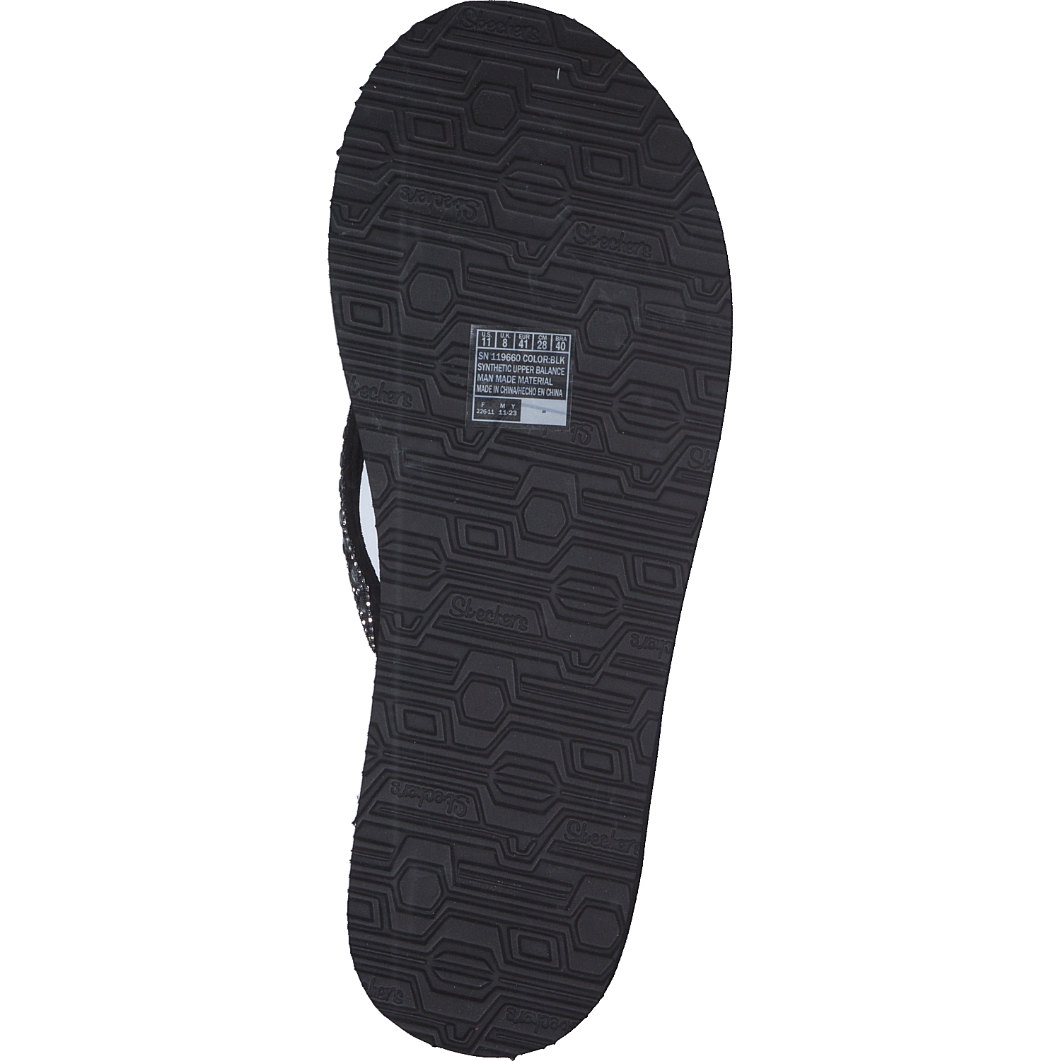 Skechers 119660, Badeschuhe, Damen, Schwarz