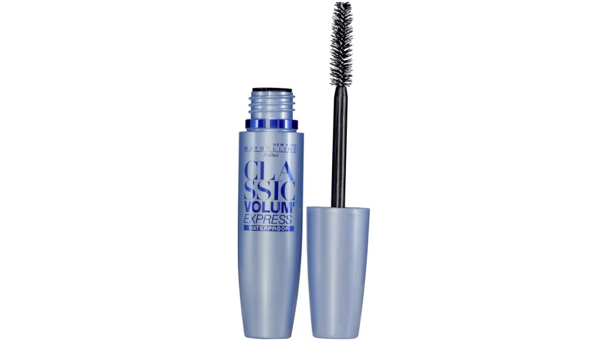 MAYBELLINE NEW YORK Mascara Volum'Express Waterproof - Intensiver Schwung maximales Volumen und sanfte Pflege 8.5 ml Schwarz