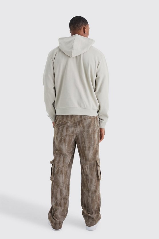 Lockere Batik Cord-Cargohose