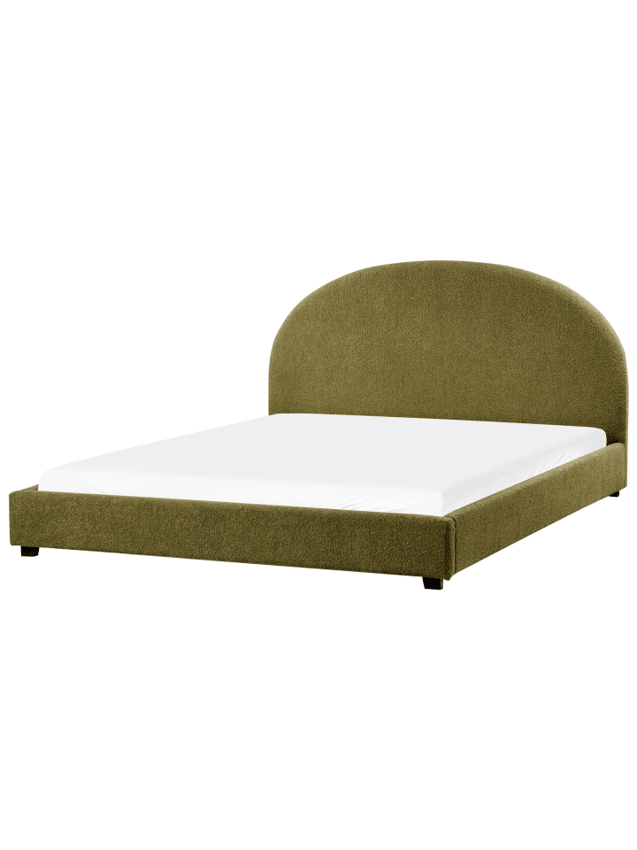 Beliani Doppelbett VAUCLUSE in Grün - (W) 194 x (H) 112 x (L) 214 cm günstig kaufen onesize