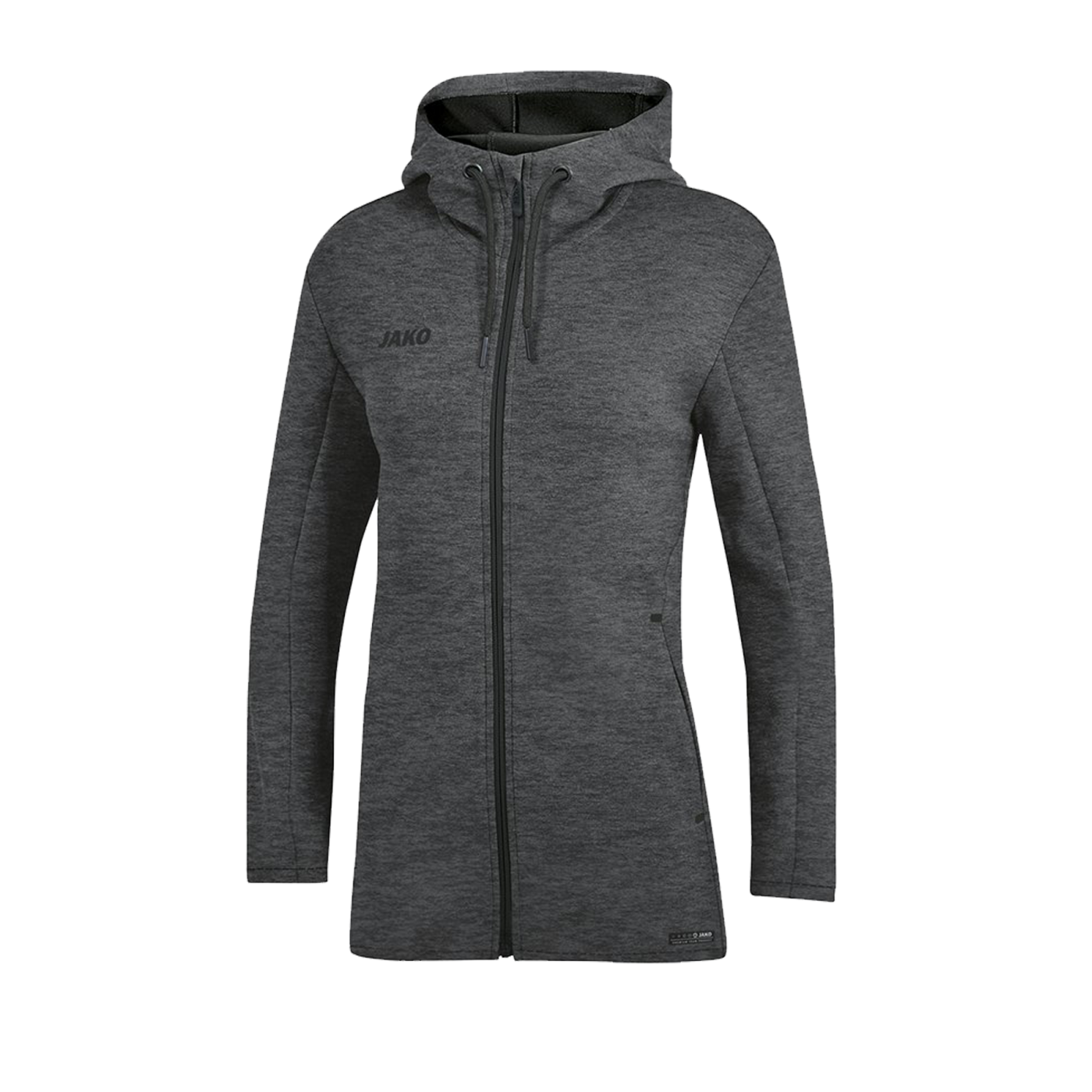 JAKO Premium Basic Kapuzenjacke Damen Grau F21