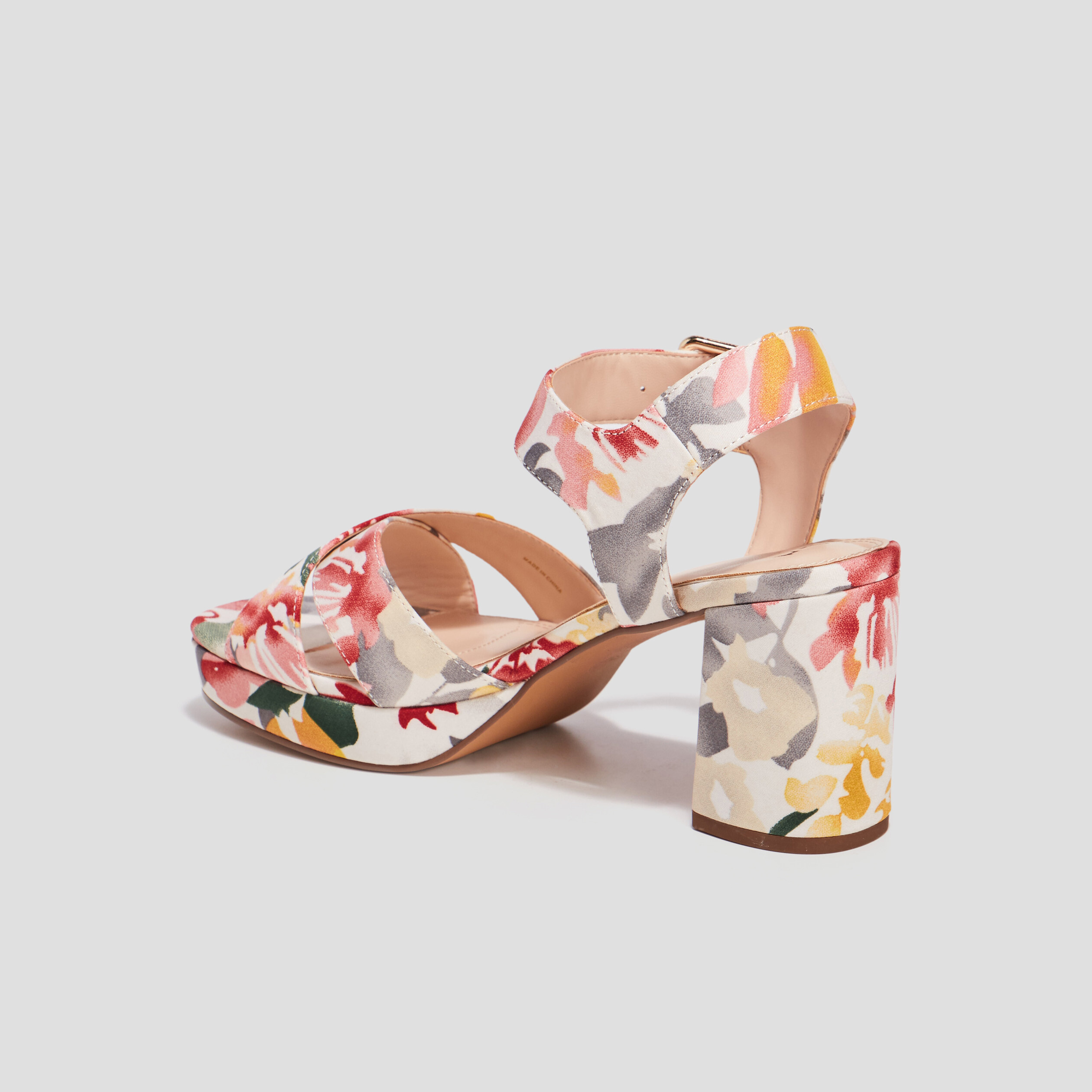 Sandales à talons multicolore femme | La Halle