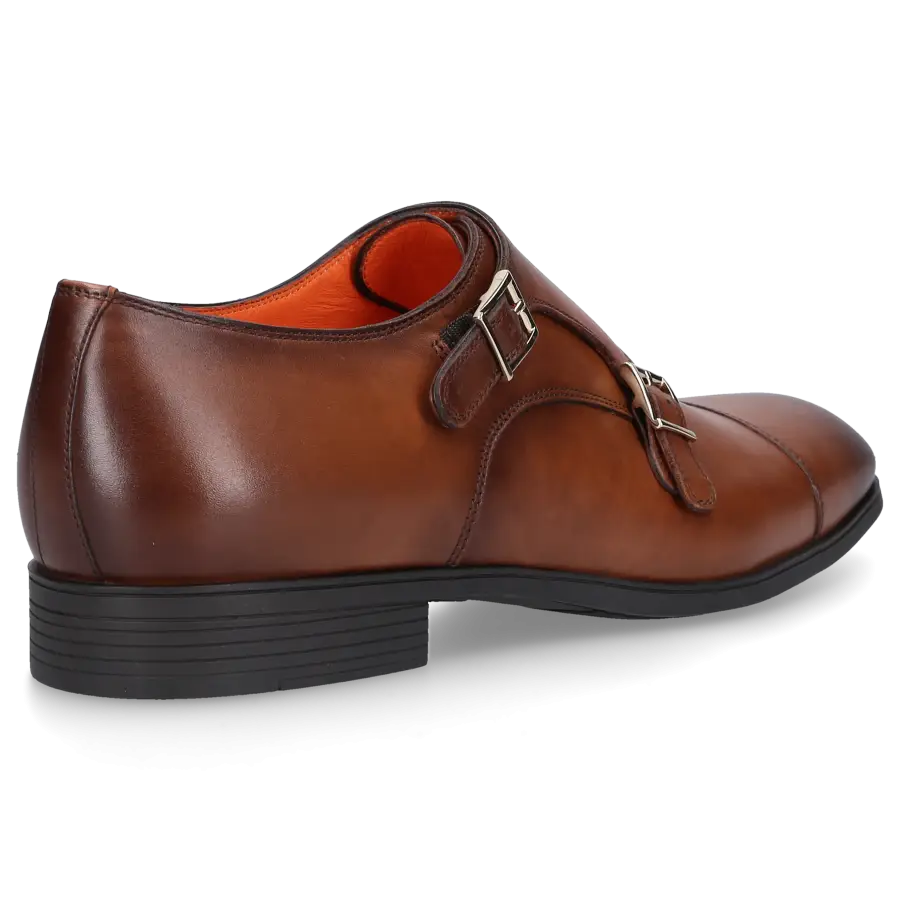 Santoni - Monk Schuhe 2110 HE braun - braun