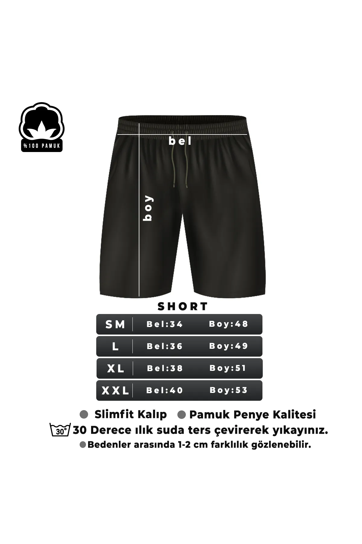 uyguntarz  3-teiliges Unisex-Set aus T-Shirt, kurzer Jogginghose