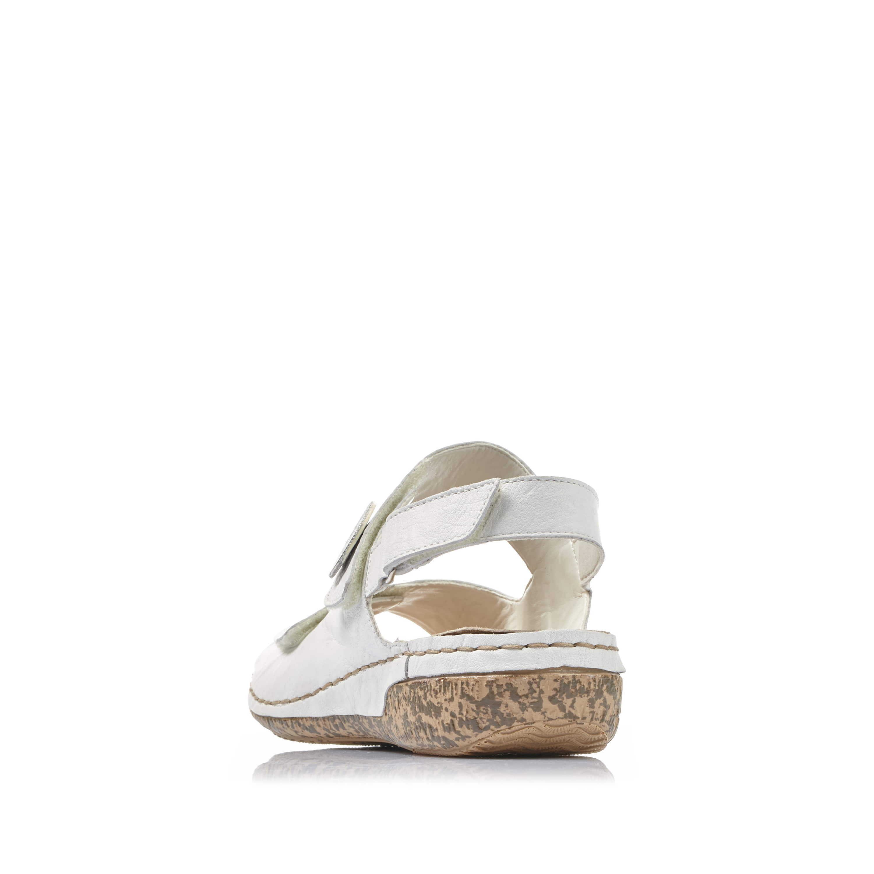 Rieker Damen Riemchensandalen reinweiß