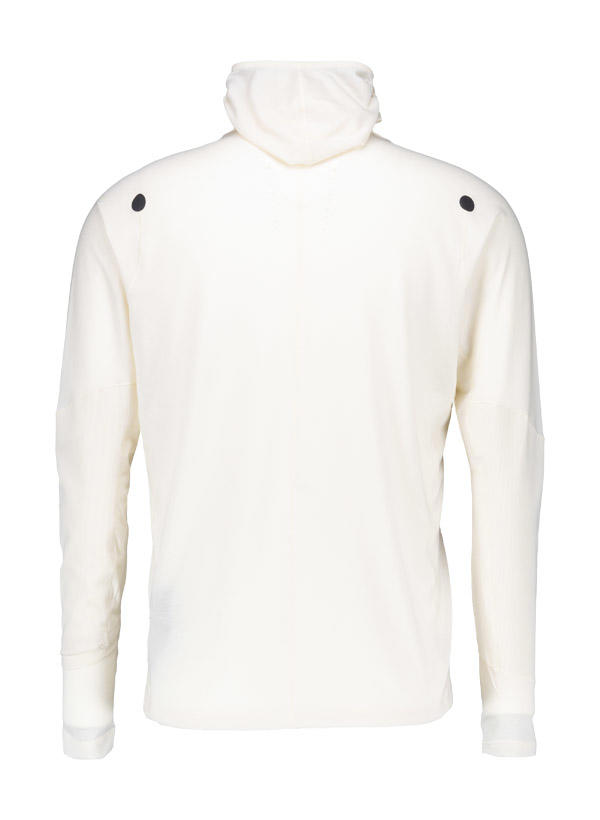 ASICS, Funktionshoodie MetaRun, Mikrofaser atmungsaktiv, ecru