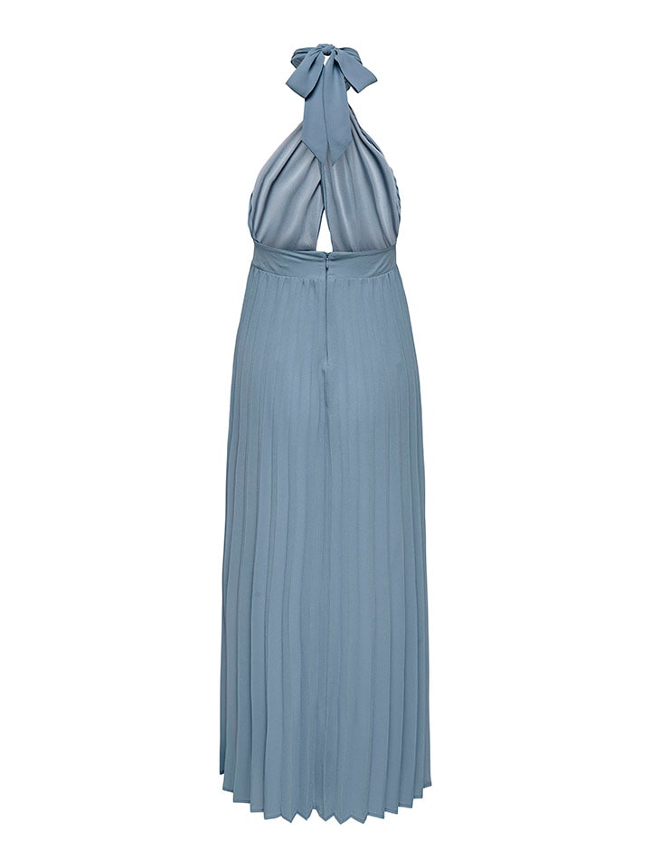 ONLY Plisseekleid in Hellblau günstig kaufen