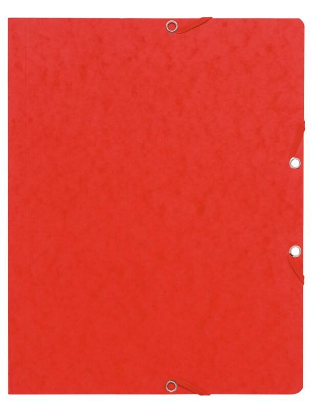 Exacompta Eckspannmappe 55465E Rot Karton 50 Stück
