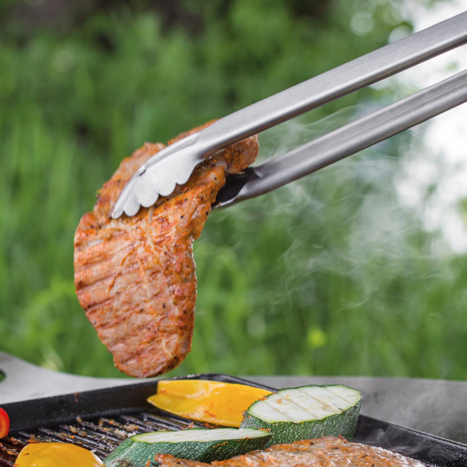 Grill- und Kohlezange