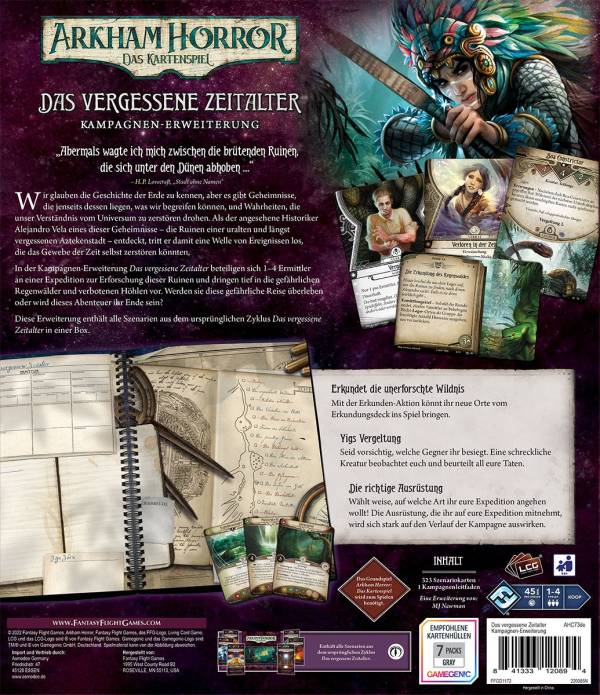 Arkham Horror: Das Kartenspiel – Das vergessene Zeitalter (Kampagnen-Erw.)