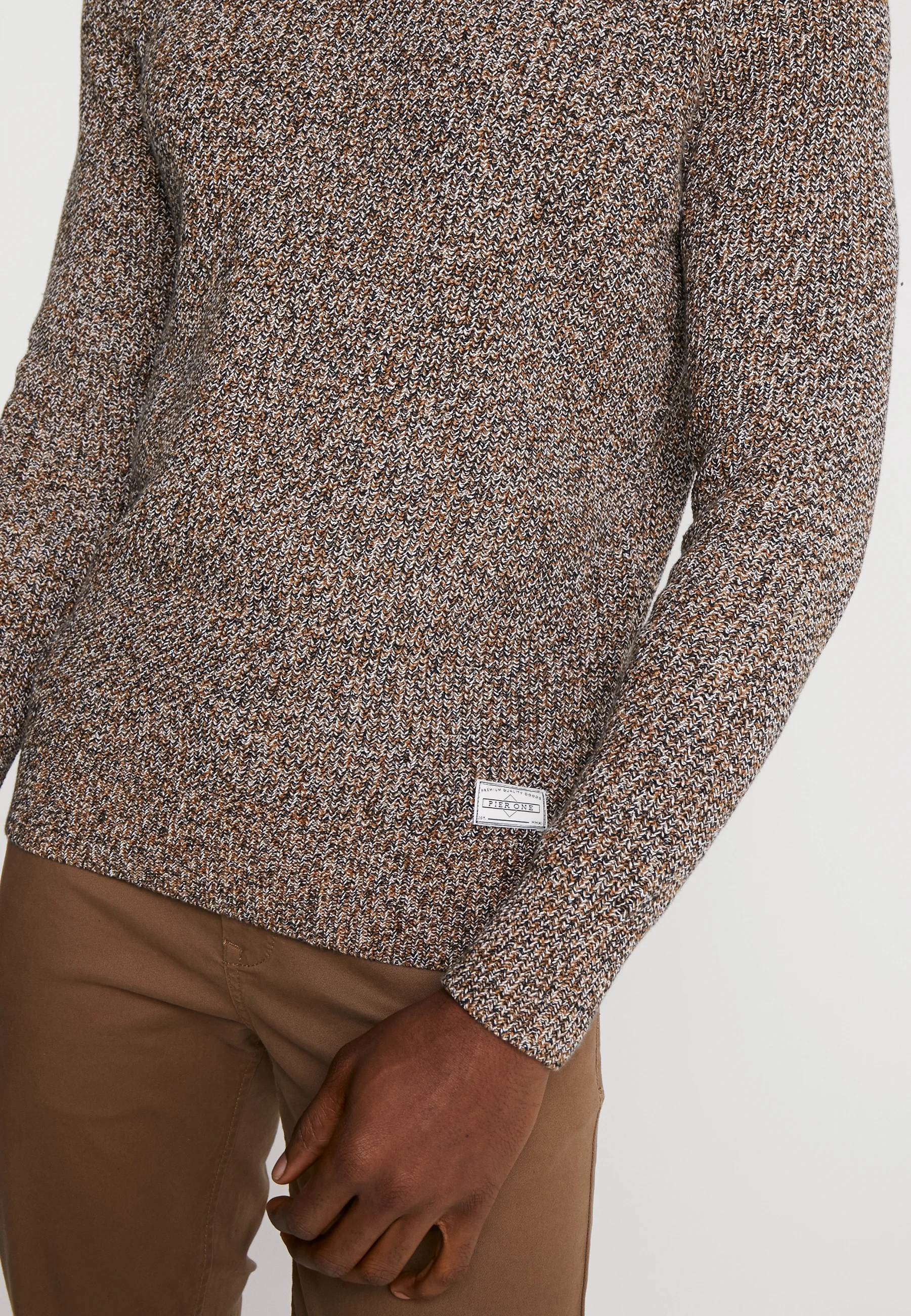 Pier One JUMPER MEDIO CÁRDIGAN MULTICOLOR - Suéter
