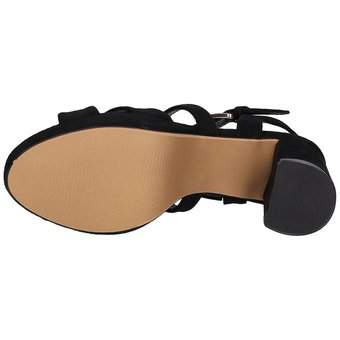 Barbarella Sandale in schwarz