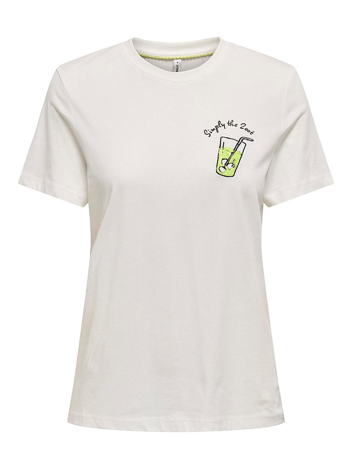 ONLY Shirt in Weiß günstig kaufen