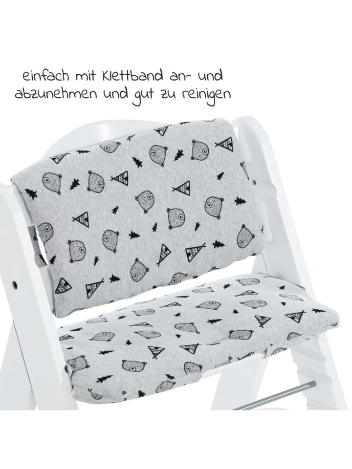 Hauck Hochstuhlauflage Deluxe - Nordic Grey in grau günstig kaufen onesize