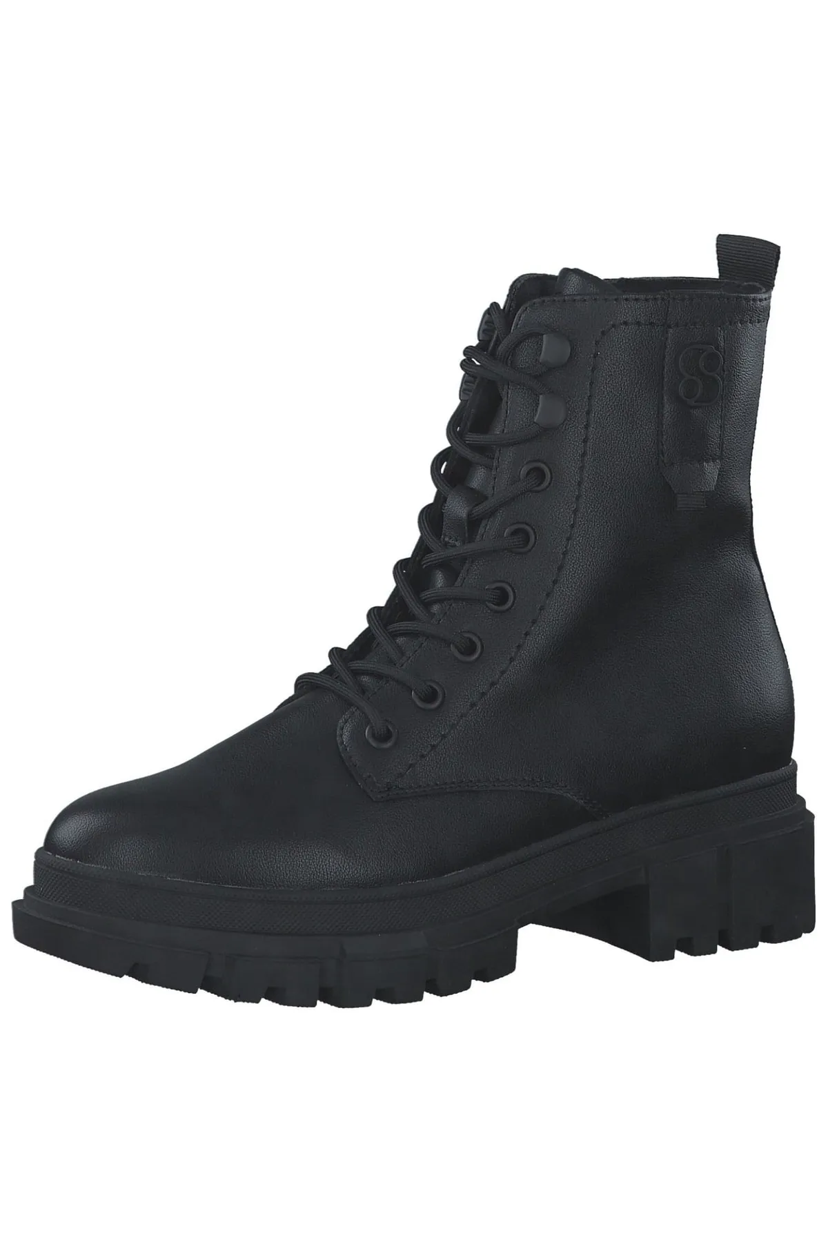 s.Oliver  Stiefelette - Schwarz - Blockabsatz