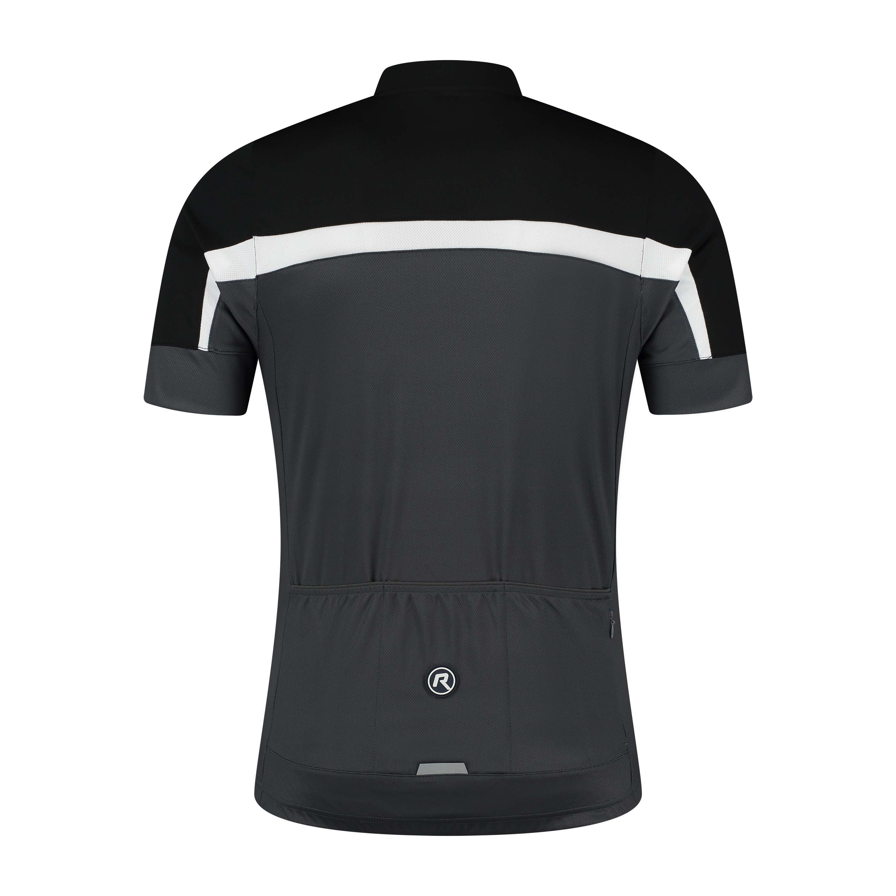 Rogelli Course Schwarz/Grau Herren Radtrikot Kurzarm