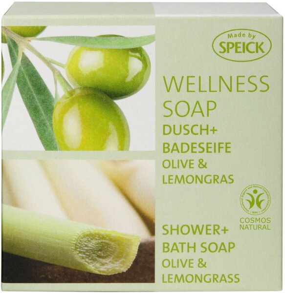 Speick Naturkosmetik Made by Speick Wellness Soap Olive & Lemongras Stückseife