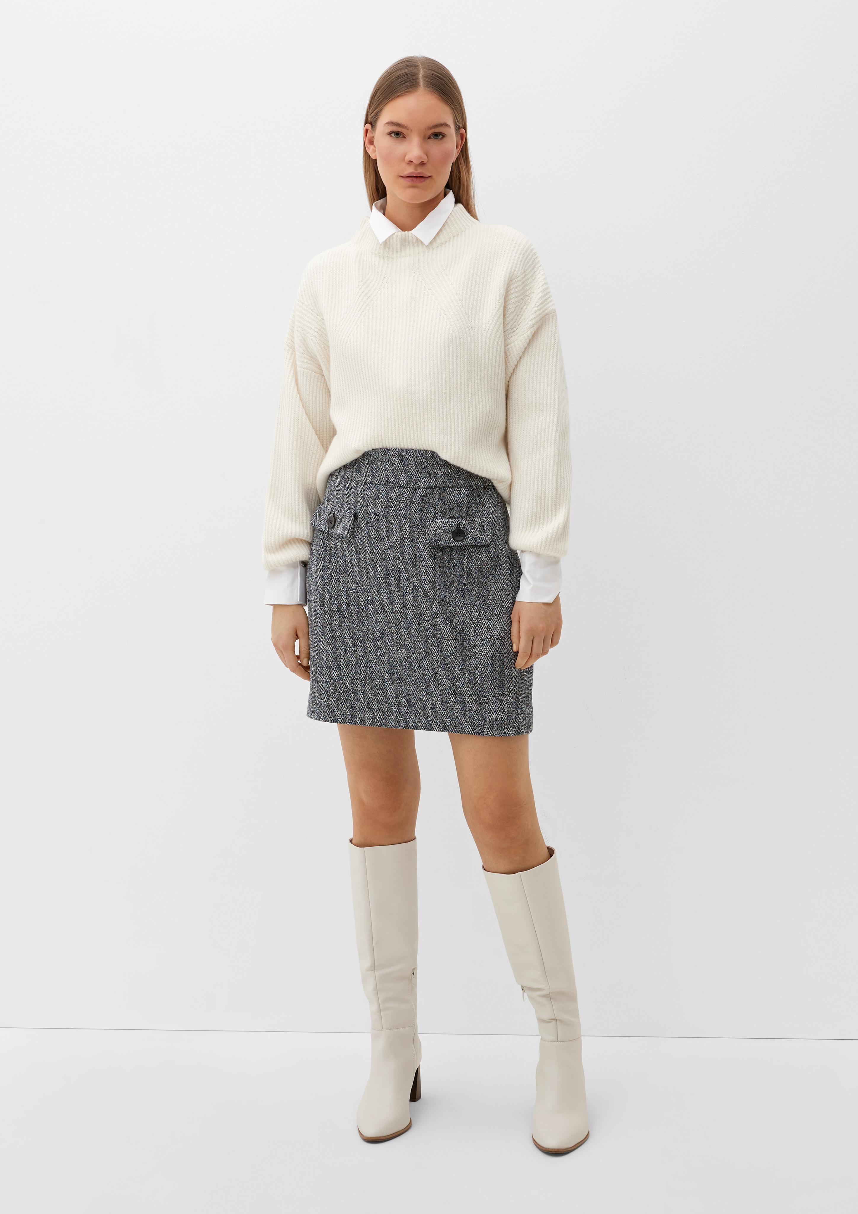 Minirock mit aufgesetzten Taschen  2133232-69Q1