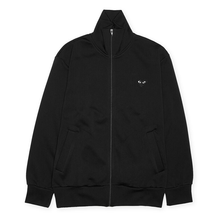 Comme des Garcons Play Play Sweatshirt Big Heart Black