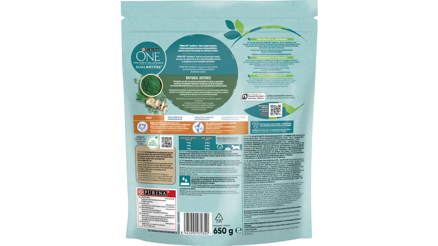 PURINA ONE Dual Nature Adult Huhn 650 g