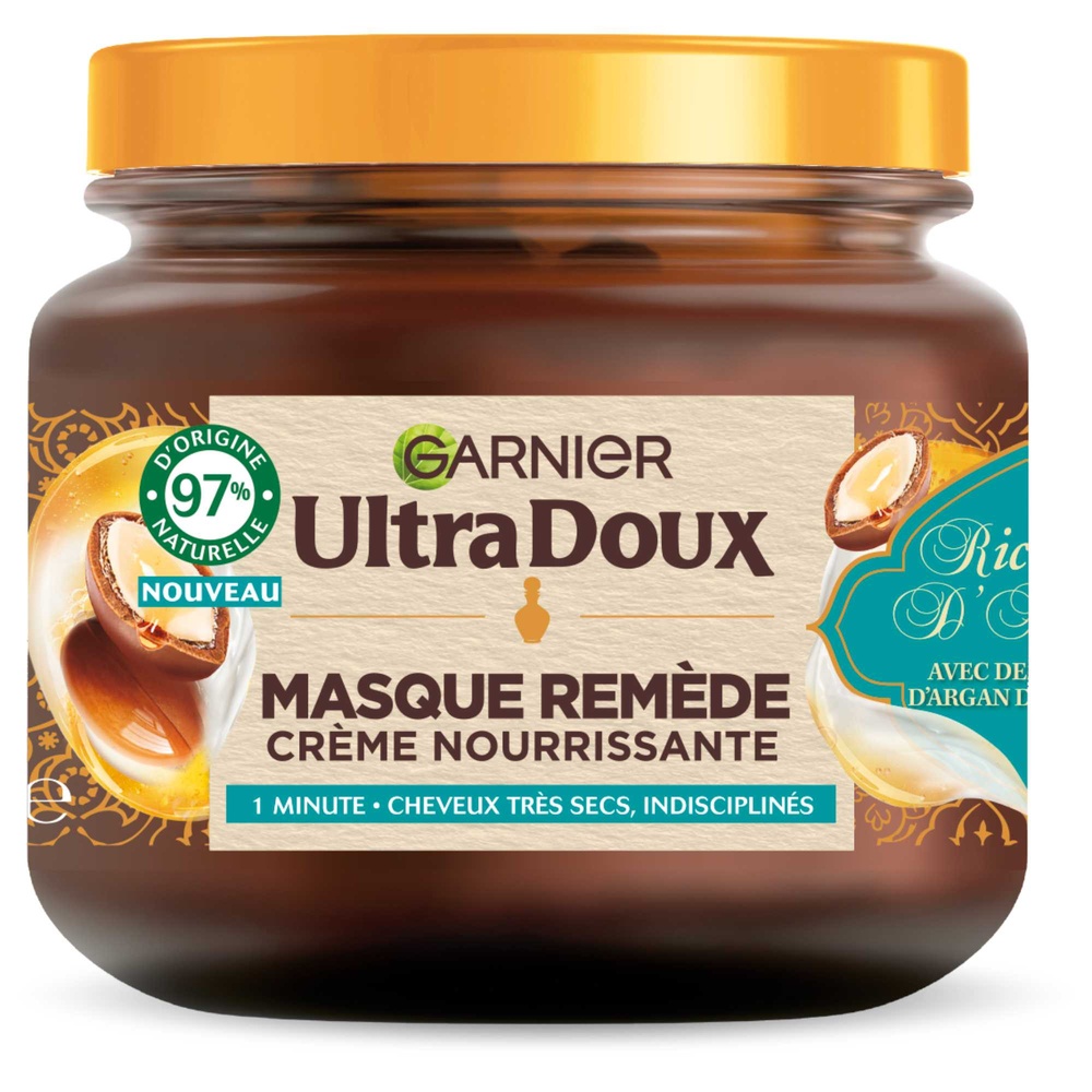 garnier Ultra Doux Richesse d'Argan Masque Remède crème nutrition Richesse d'Argan