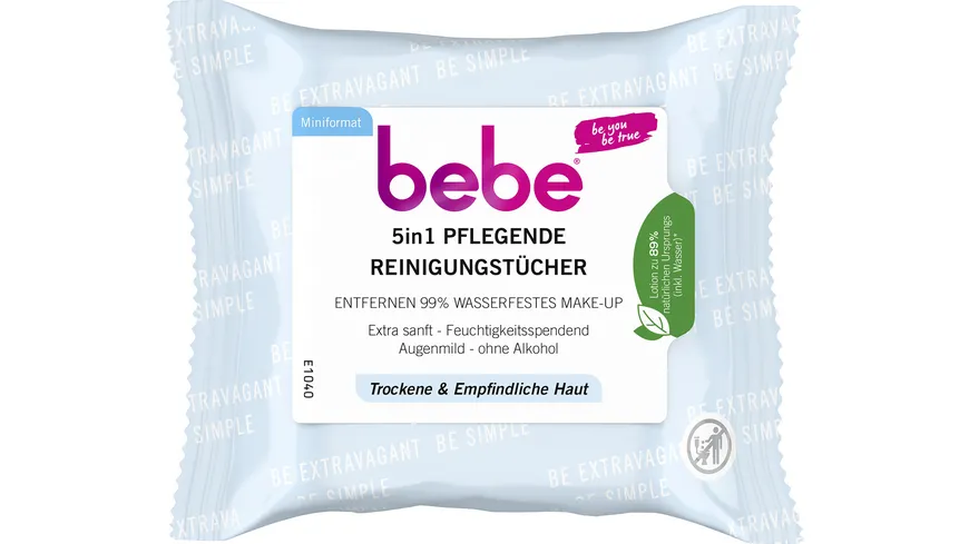 bebe 5in1 PFLEGENDE REINIGUNGSTÜCHER 7 Tücher