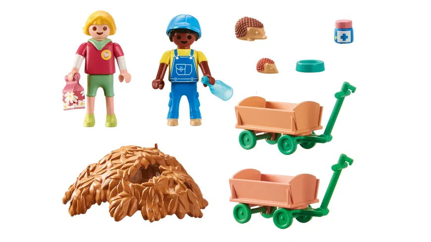 PLAYMOBIL 71512 - my Life - Pflege der Igelfamilie