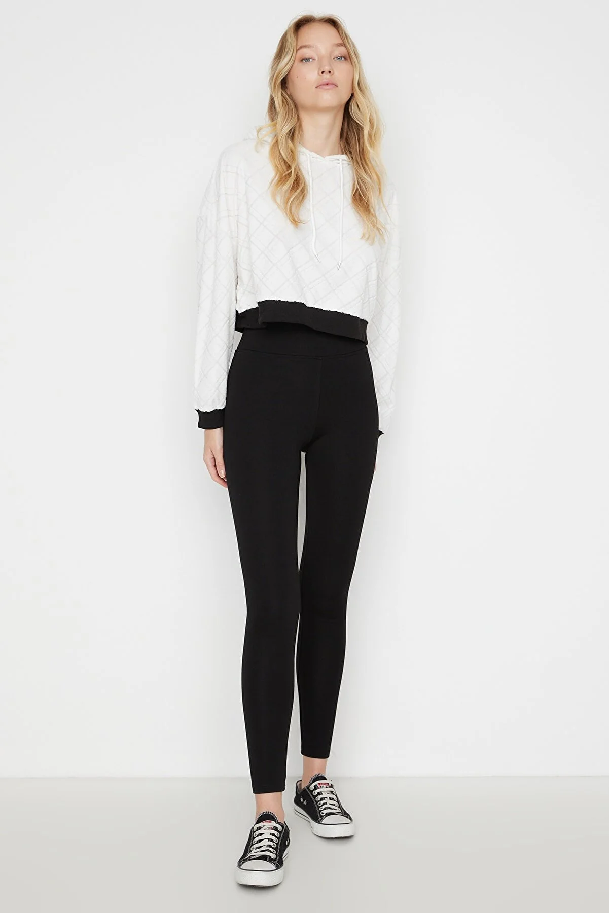 Trendyol Collection  Leggings - Schwarz - Hoher Bund