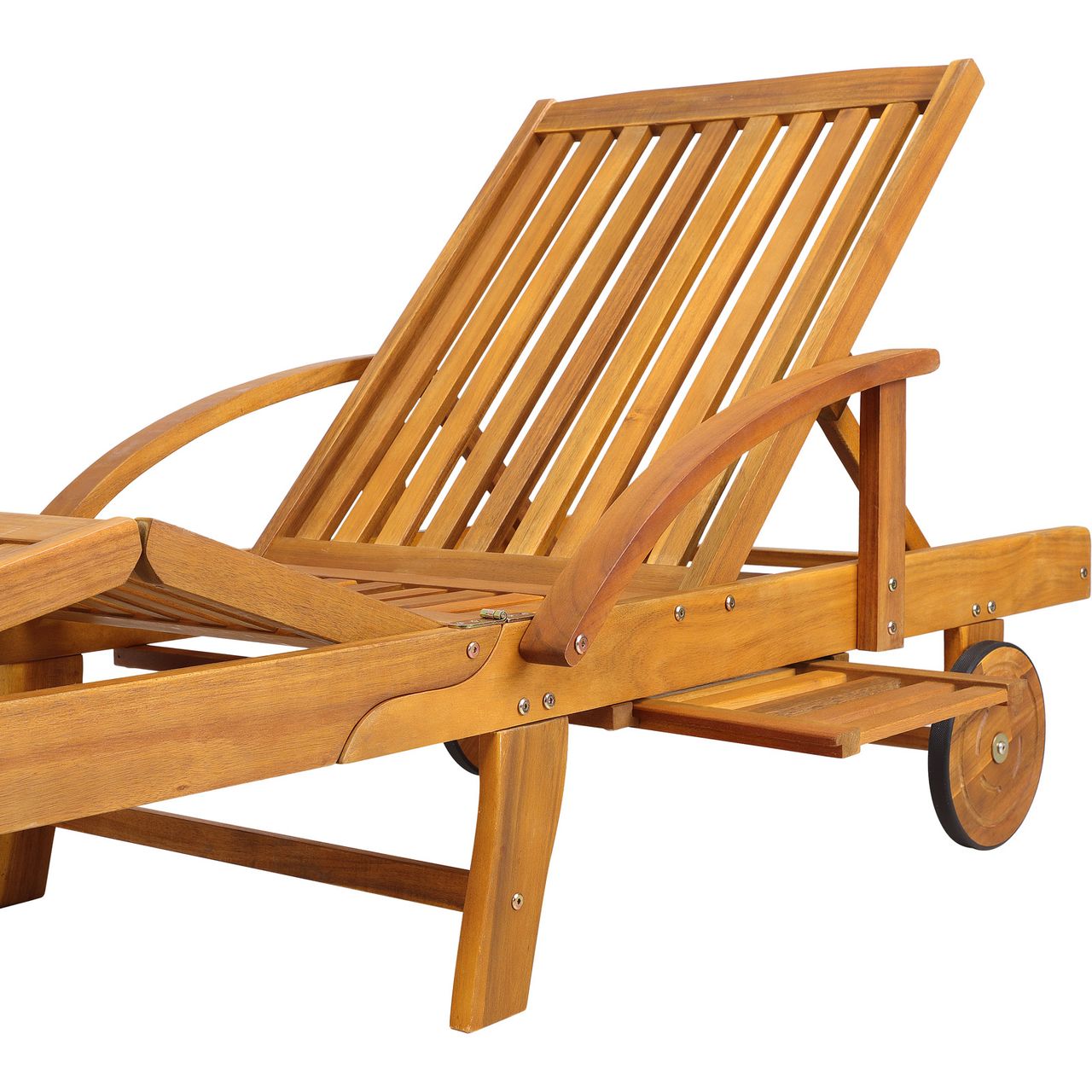 Casaria Sonnenliege Tami Sun 200cm – Akazienholz