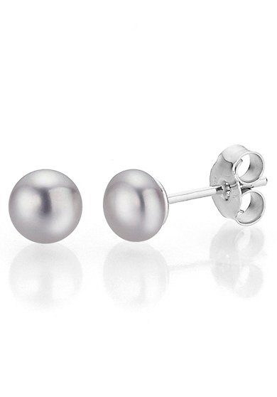 Firetti Perlenohrringe Schmuck Geschenk Ohrschmuck Perle, zu Hoodie, Kleid, Shirt, Jeans, Sneaker! Anlass Geburtstag Weihnachten