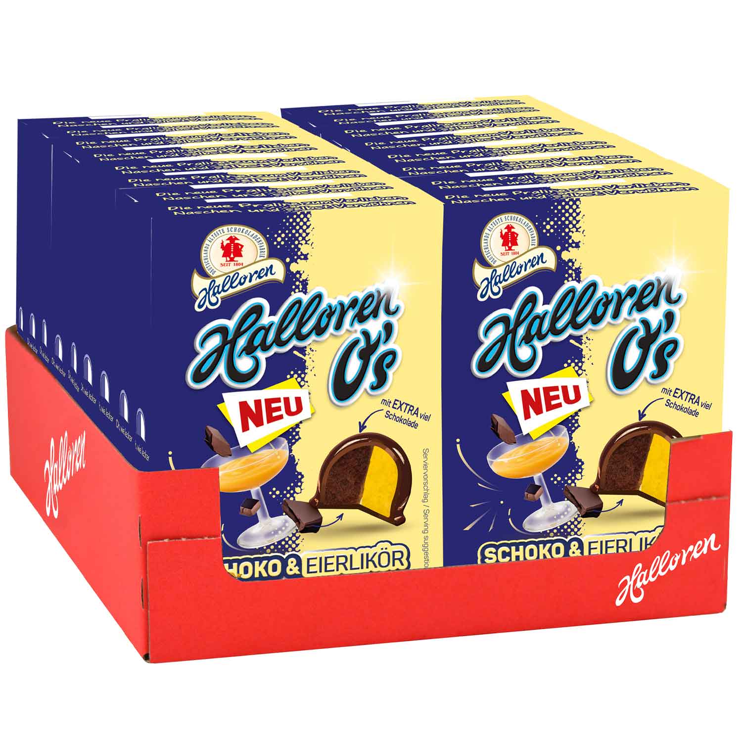 Halloren O's Schoko & Eierlikör 125g