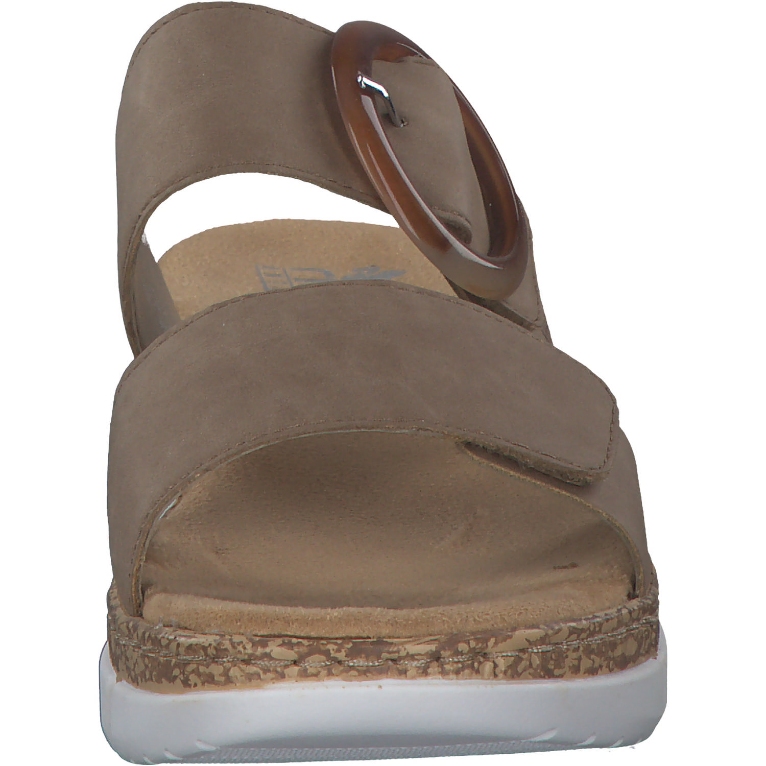 Rieker V2392, Plateau-Pantoletten, Damen, shell