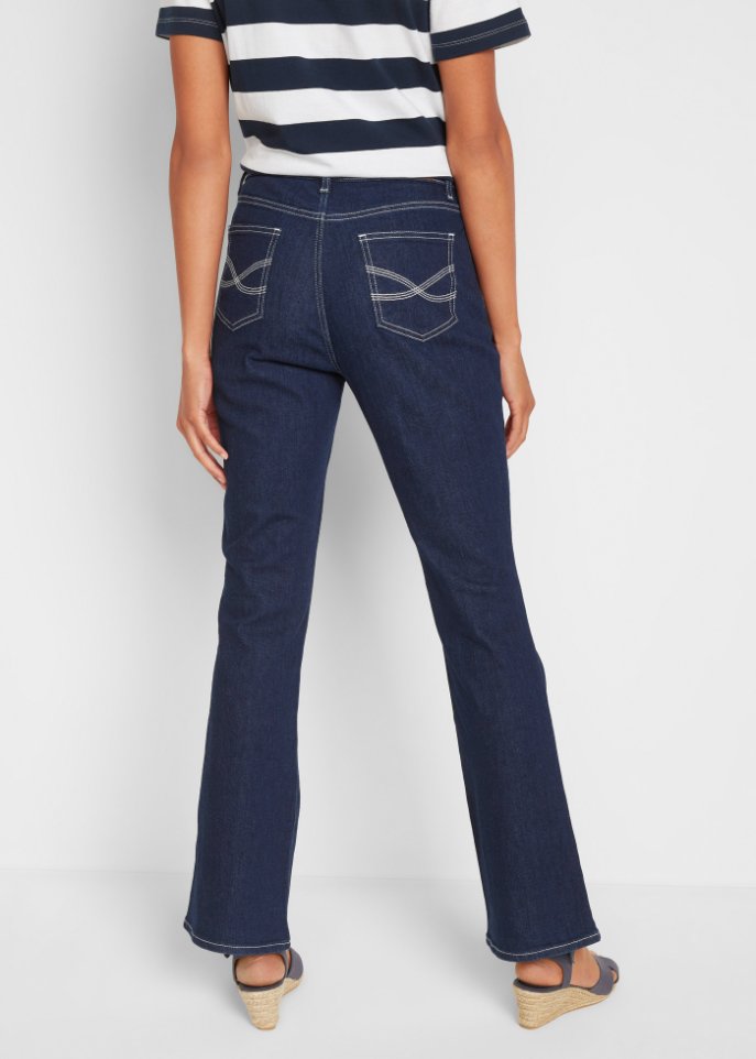 Stretch- Jeans aus Bio-Baumwolle, Bootcut