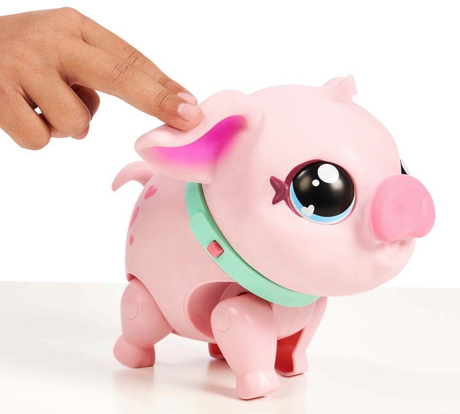 Moose Spielfigur Little Live Pets, Mein Hausschwein Piggly, mit Geräuschen und Reaktionen