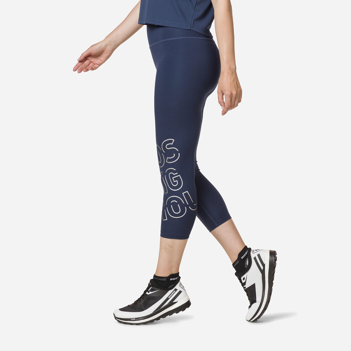 3/4-Laufhose mit Stretch für Damen