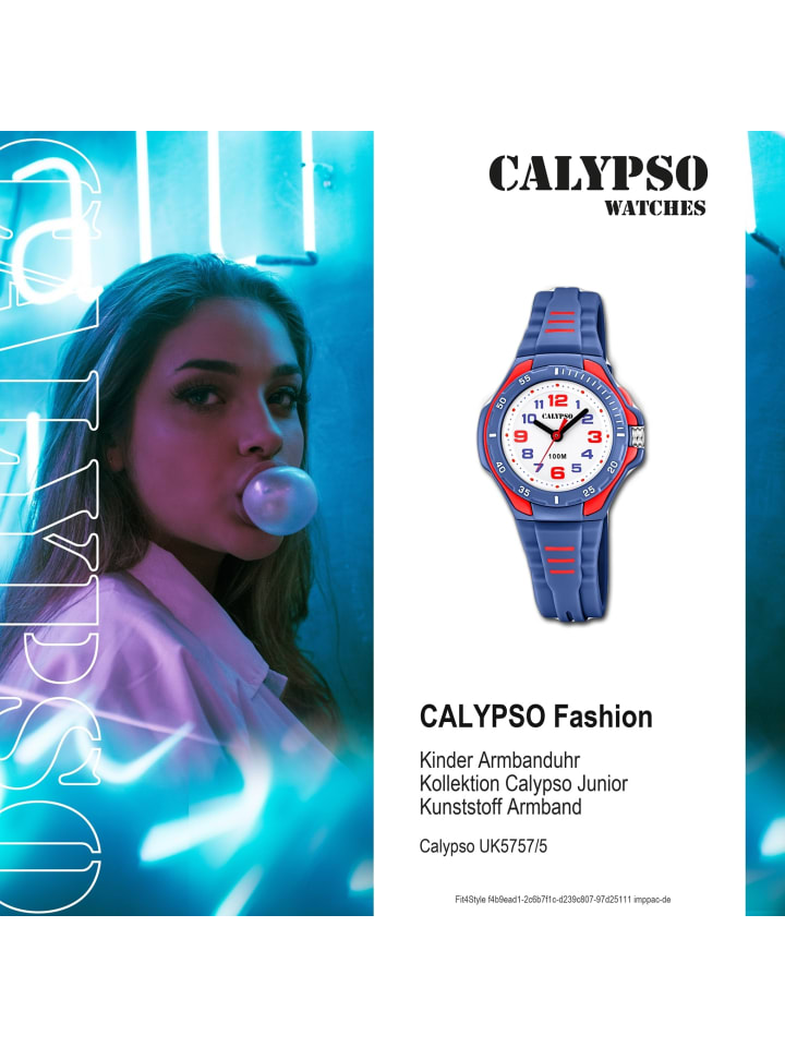 Calypso Analog-Armbanduhr Calypso Junior blau mittel (ca. 31mm) günstig kaufen onesize
