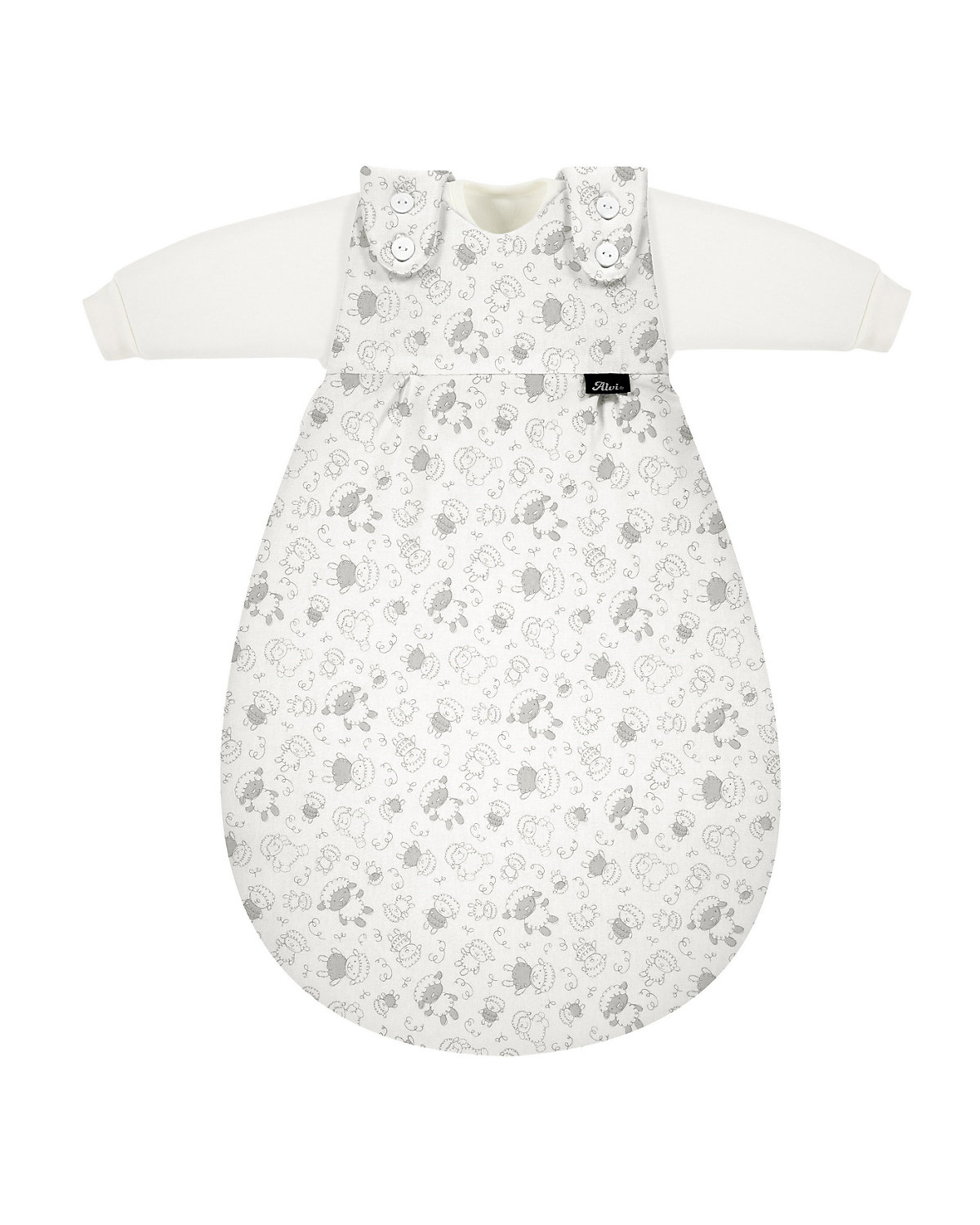 Baby-Mäxchen Schlafsack 3tlg. - TOG 2,5 - Schäfchen beige, 67(74