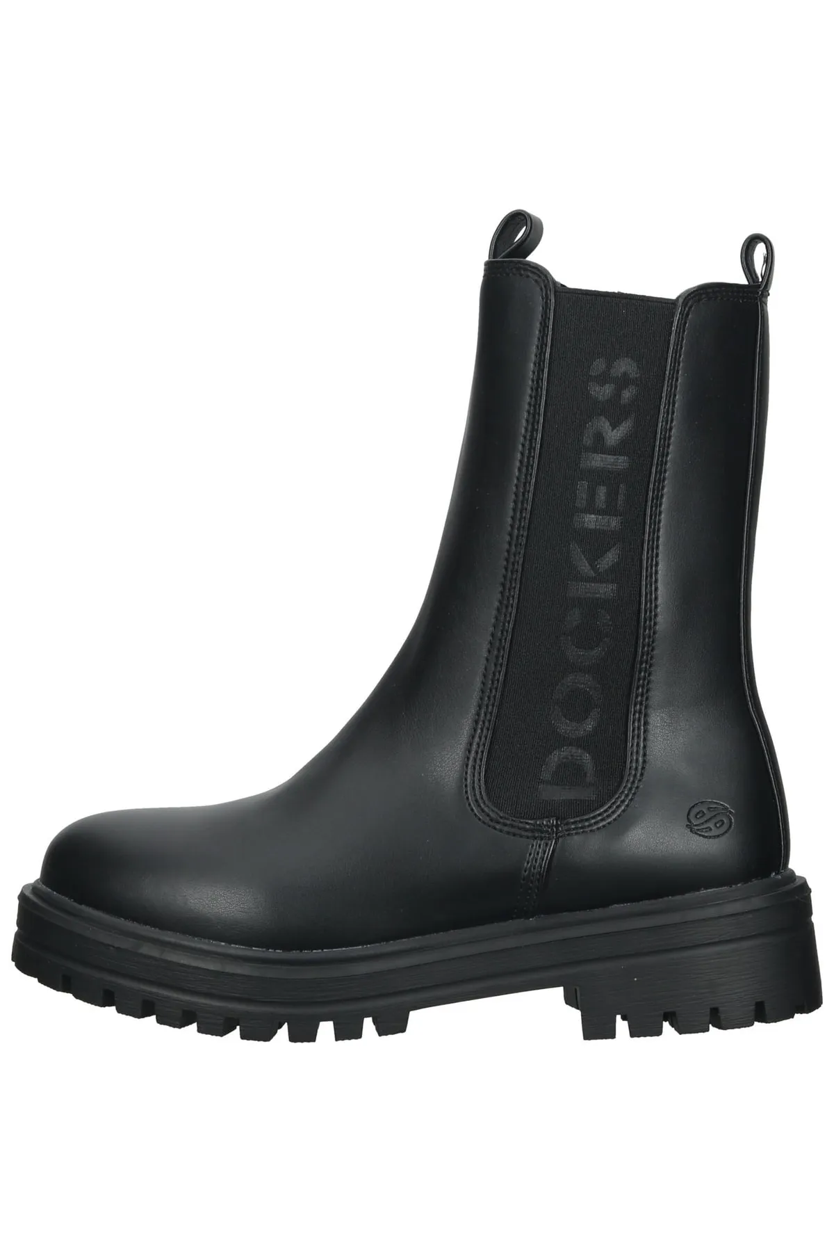 Dockers  Stiefel - Schwarz - Blockabsatz