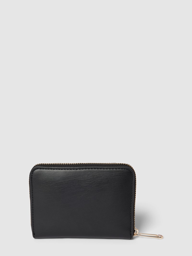 Portemonnaie in Leder-Optik in schwarz