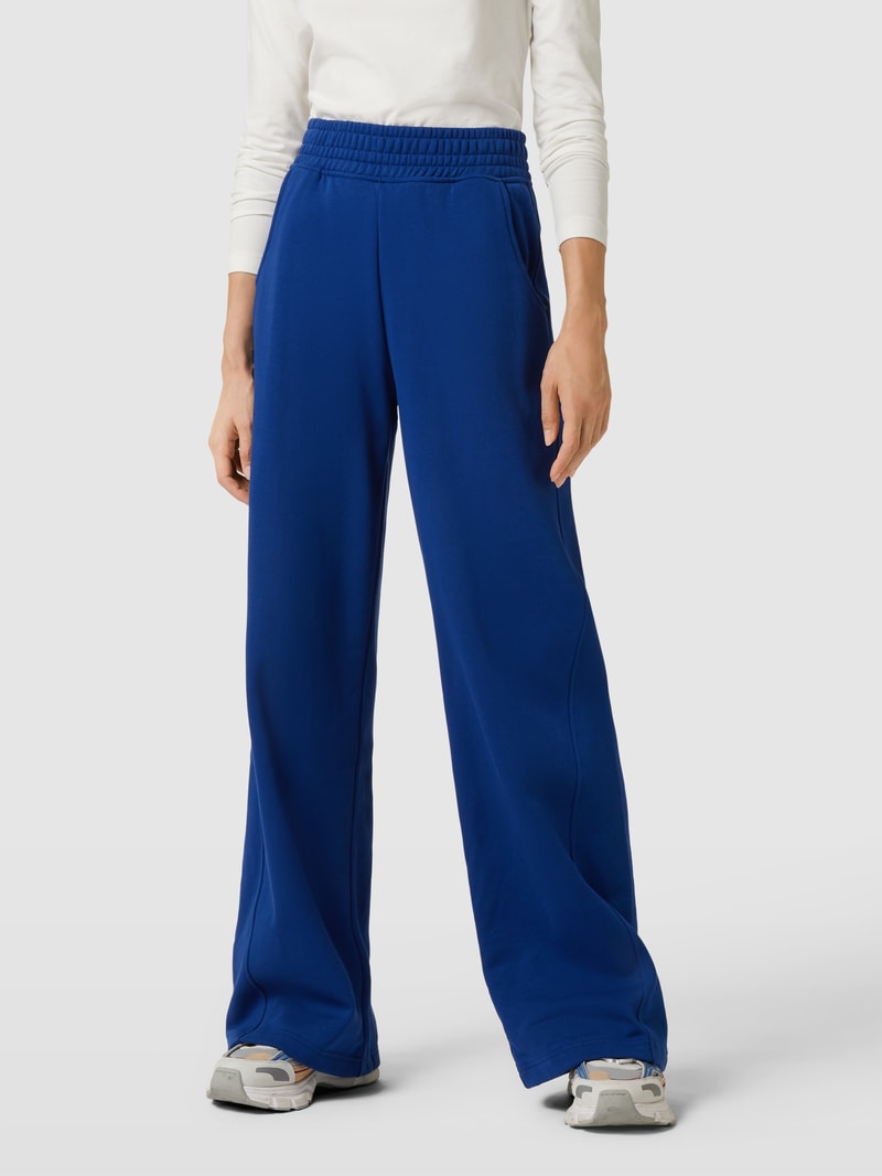 Sweatpants mit elastischem Bund in royalblau