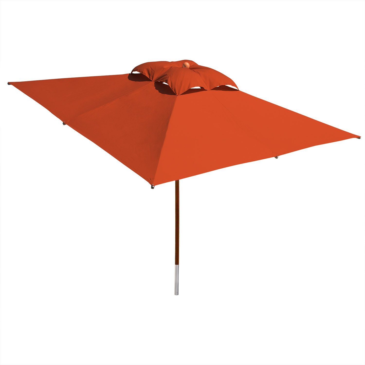 anndora-sonnenschirm Sonnenschirm 3x3m quadratisch Knickbar mit Dreh Kipp Mechanismus - Farbwahl