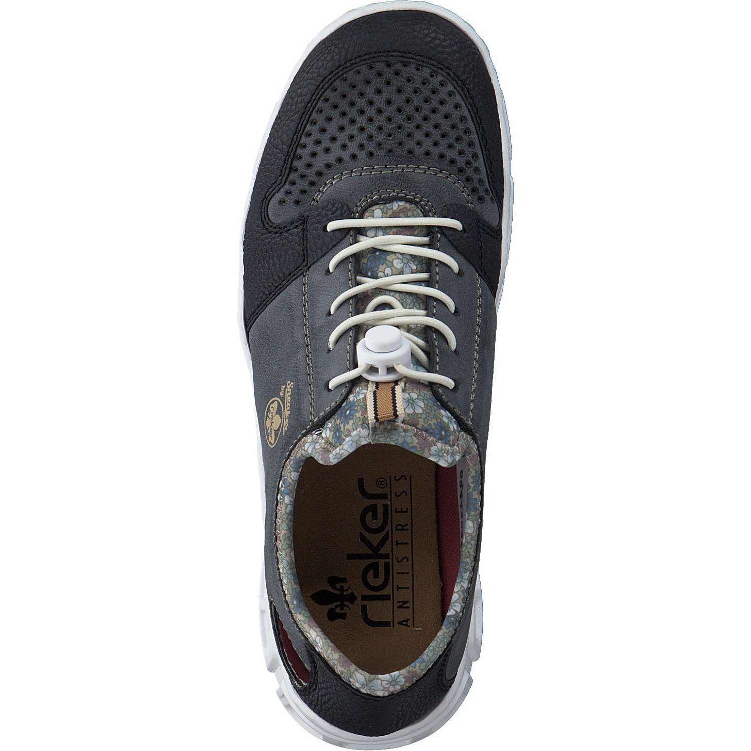 Rieker L0639, Sneakers Low, Damen, Blau